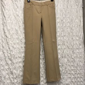 Theory tan suit pants